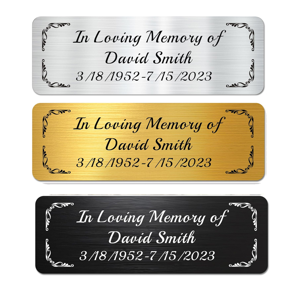 Personalized Name Box - Placa con nombre grabado y personalizado,