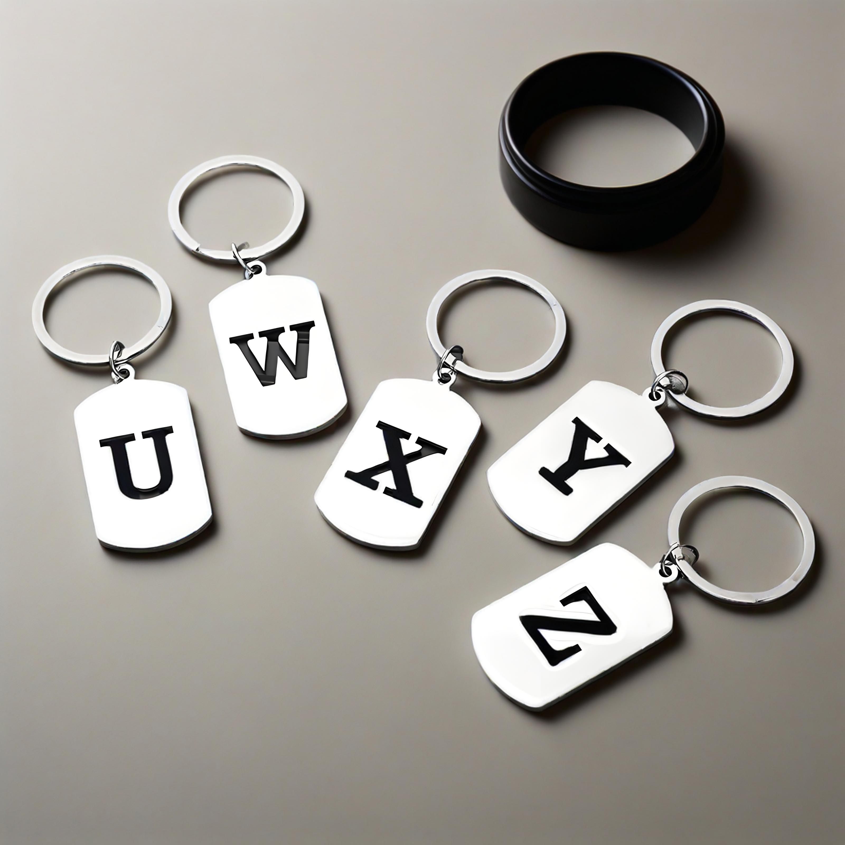 Llavero con letra inicial pers - Initial Ring Custom reseña y precio