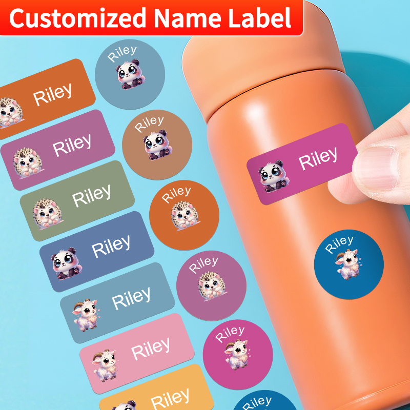 Etiquetas personalizadas con n - Personalized Name Box reseña y precio