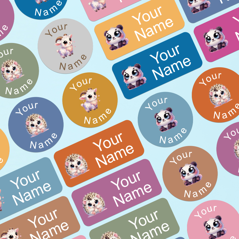 Etiquetas personalizadas con n - Personalized Name Box reseña y precio