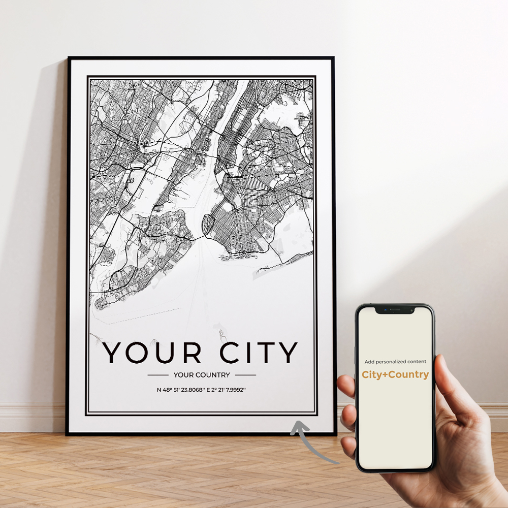 Mapa personalizado de ciudad y - Custom Star Map reseña y precio
