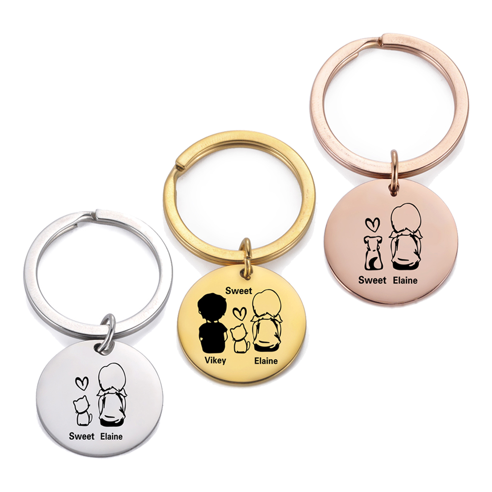 Llavero Familiar Personalizado - Initial Ring Custom reseña y precio