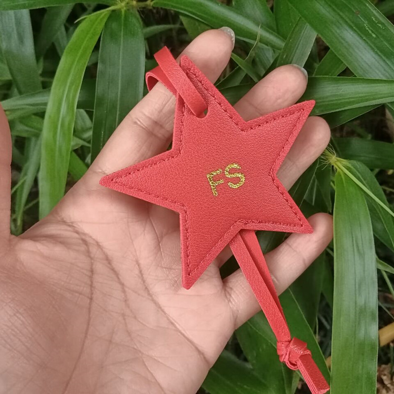 1 Uds. Colgante de equipaje de - Monogram Keychain Leather reseña y precio