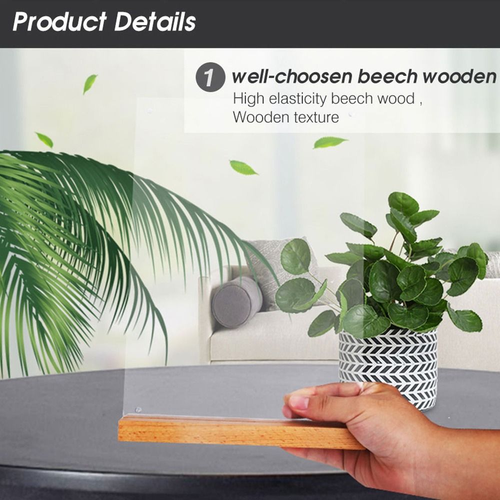 Soporte de acrílico duradero p - Engraved Wood Frame reseña y precio
